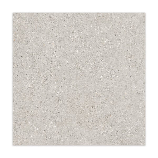 RO'MA NATURE - Carrelage effet Béton Gris Silver 100x100x2 cm Arvelis - Sol extérieur (vendu par carton de 1 m²) - large