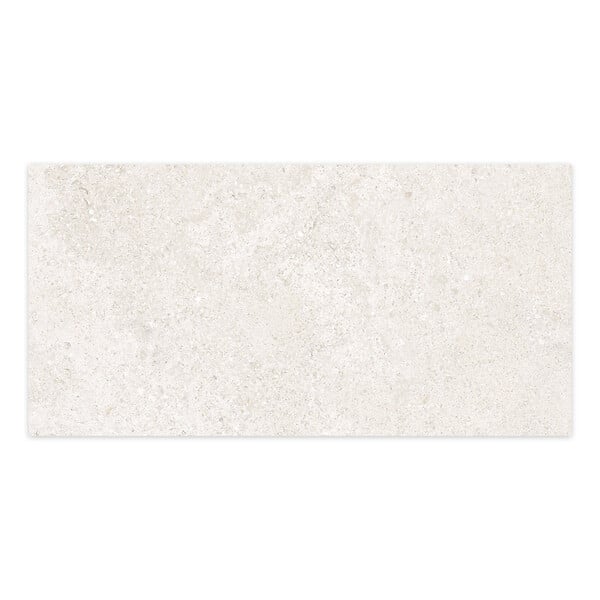 RO'MA NATURE - Carrelage effet Pierre Beige Lin 100x50x2 cm Orvigny - Sol extérieur (vendu par carton de 0,5 m²) - large
