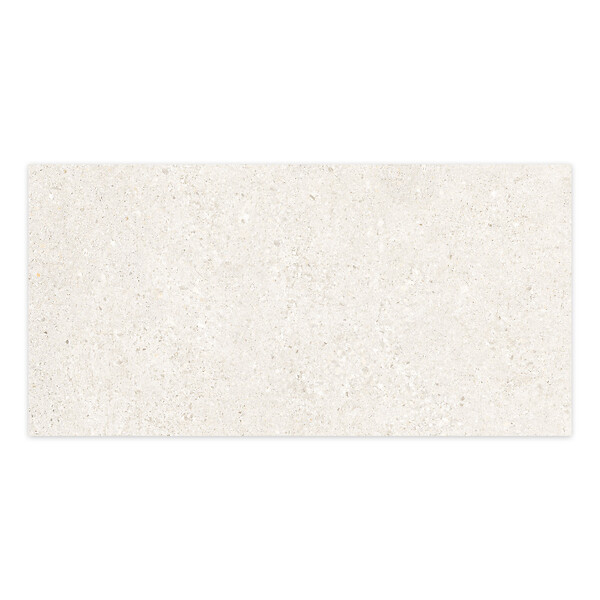 RO'MA NATURE - Carrelage effet Béton Beige 100x50x2 cm Arvelis - Sol extérieur (vendu par carton de 0,5 m²) - large