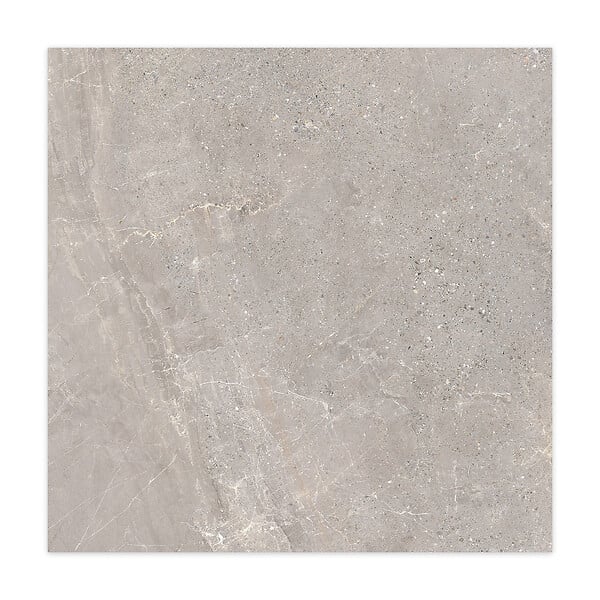 RO'MA NATURE - Carrelage effet Pierre Gris Silver 100x100x2 cm Torvane - Sol extérieur (vendu par carton de 1 m²) - large