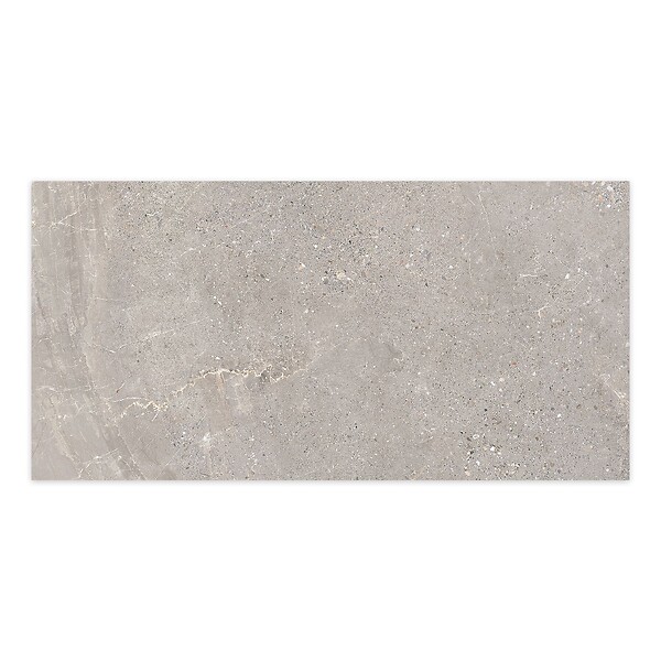 RO'MA NATURE - Carrelage effet Pierre Gris Silver 100x50x2 cm Torvane - Sol extérieur (vendu par carton de 0,5 m²) - large