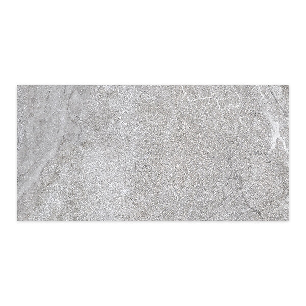 RO'MA NATURE - Carrelage effet Pierre Gris Silver 120x60x0,9 cm In&Out Luzerio - Sol et mur intérieur et Sol extérieur (vendu par carton de 1,44 m²) - large