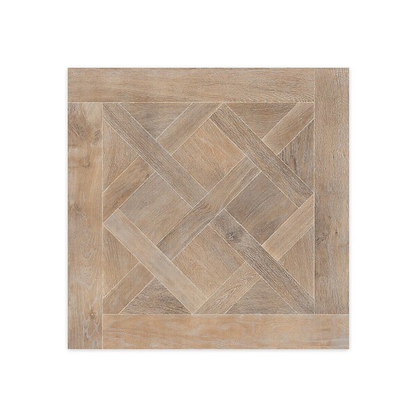 RO'MA NATURE - Carrelage effet Parquet Bois Chêne Clair Versailles 90x90x0,9 cm Trianon - Sol intérieur (vendu par carton de 1,62 m²) - large