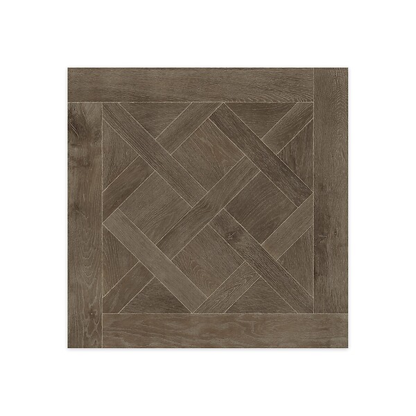 RO'MA NATURE - Carrelage effet Parquet Bois Chêne Brun Versailles 90x90x0,9 cm Trianon - Sol intérieur (vendu par carton de 1,62 m²) - large