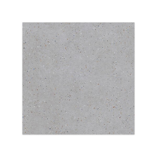 RO'MA NATURE - Carrelage effet Terrazzo Gris Foncé 90x90x0,9 cm Soreli - Sol et mur intérieur (vendu par carton de 1,62 m²) - large