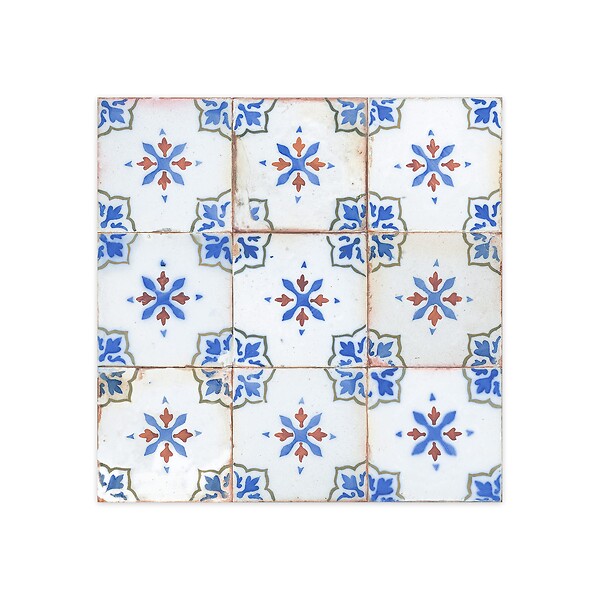 RO'MA NATURE - Carrelage Vintage Bleu Emporion 33x33x0,95 cm Selvora - Sol et mur intérieur (vendu par carton de 1,09 m²) - large