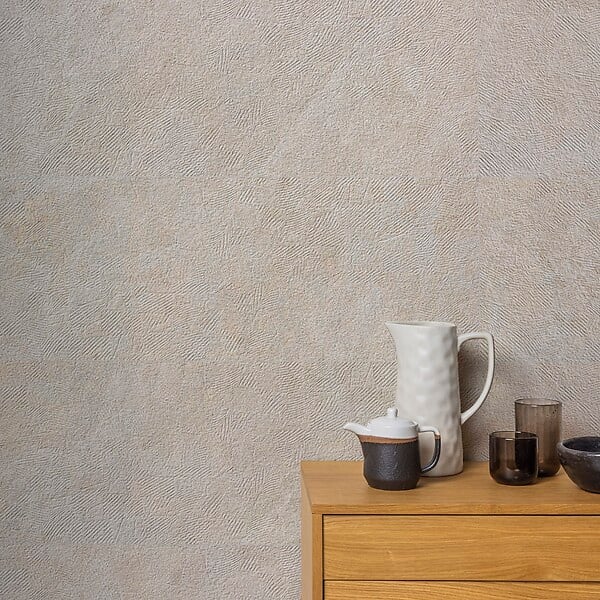 RO'MA NATURE - Carrelage effet Pierre 3D Beige Sable Hammered 100x33,3x0,86 cm Serdano - Mur intérieur (vendu par carton de 2 m²) - large