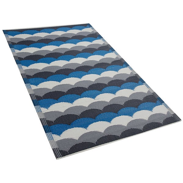 BELIANI - Tapis d'extérieur BELLARY Bleu 90 x 180 cm - large