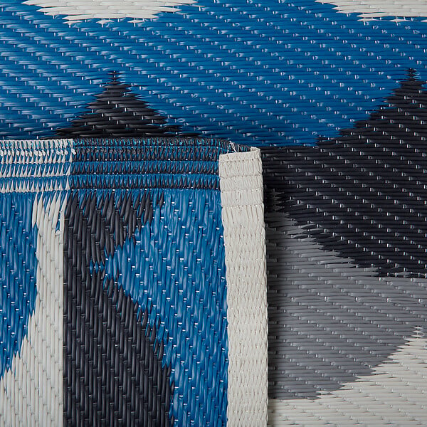 BELIANI - Tapis d'extérieur BELLARY Bleu 90 x 180 cm - large