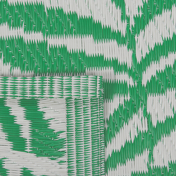 BELIANI - Tapis d'extérieur KOTA Vert 60 x 105 cm Réversible - large