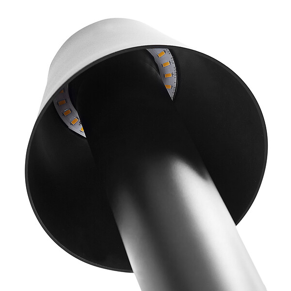 BELIANI - Borne d'extérieur LED HOLMES Noir - large