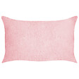 BELIANI - Lot de 2 coussins décoratifs MILLET Velours côtelé 30 x 50 cm Rose Motif géométrique - vignette