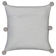 BELIANI - Lot de 2 coussins décoratifs OCOTEA Coton 45 x 45 cm Gris Unicolore - vignette