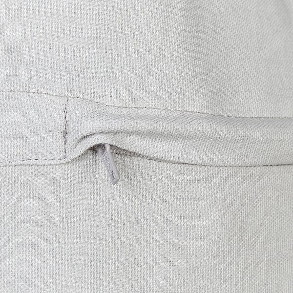 BELIANI - Lot de 2 coussins décoratifs OCOTEA Coton 45 x 45 cm Gris Unicolore - large