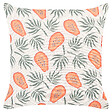 BELIANI - Lot de 2 coussins décoratifs AVENS 45 x 45 cm Multicolore Motif de plante - vignette