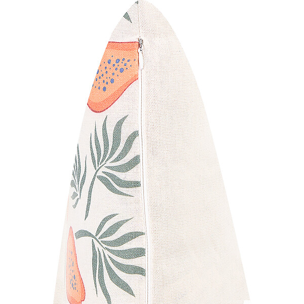 BELIANI - Lot de 2 coussins décoratifs AVENS 45 x 45 cm Multicolore Motif de plante - large