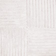 BELIANI - Lot de 2 coussins décoratifs MILLET 30 x 50 cm Velours côtelé Blanc cassé Motif géométrique - vignette