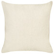 BELIANI - Lot de 2 coussins décoratifs PLUMERIA Coton 45 x 45 cm Beige Texte - vignette