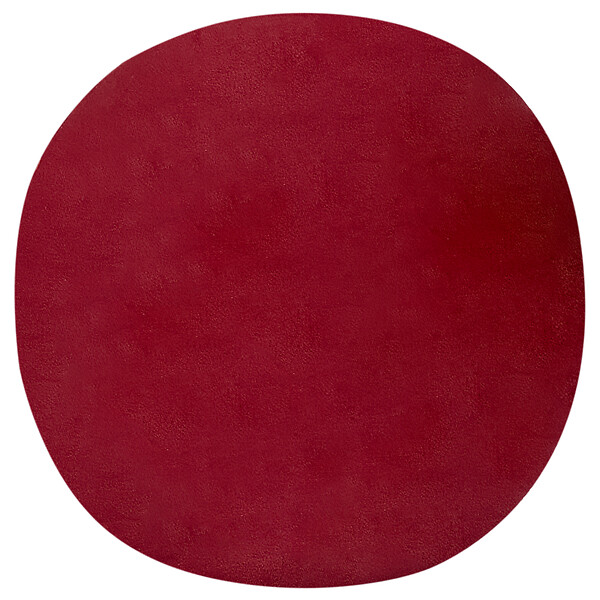 BELIANI - Lot de 2 coussins décoratifs SWIRL CANDY Bouclé 40 x 40 cm Rouge - large