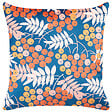 BELIANI - Lot de 2 coussins décoratifs SUMAC Velours 45 x 45 cm Multicolore Motif de plante - vignette