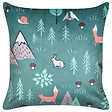 BELIANI - Lot de 2 coussins décoratifs FOOTHILL Velours 45 x 45 cm Vert menthe - vignette