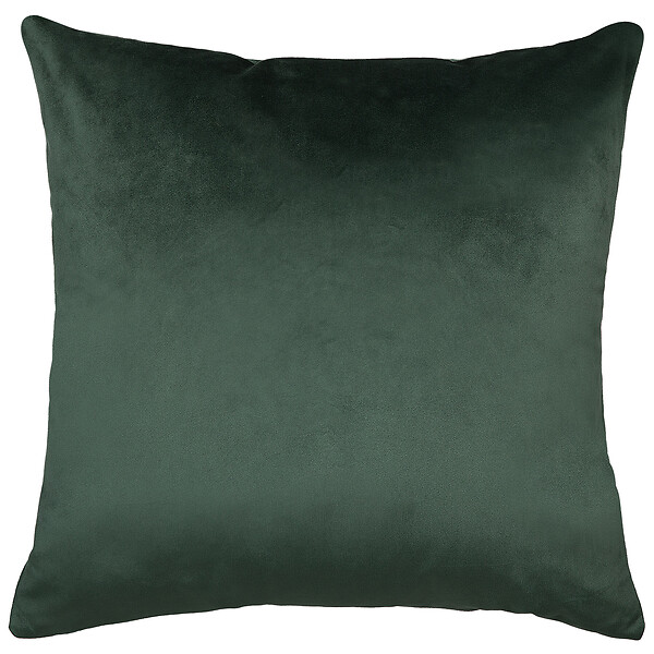 BELIANI - Lot de 2 coussins décoratifs BLUEBELL Velours 45 x 45 cm Vert foncé Motif animal - large