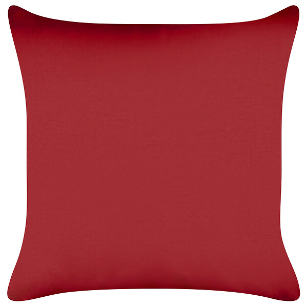 BELIANI - Lot de 2 coussins décoratifs GUMDROP Velours 45 x 45 cm Rouge Motif de Noël - large