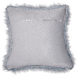BELIANI - Lot de 2 coussins décoratifs LUBHA Fourrure synthétique 42 x 42 cm Bleu foncé Unicolore - vignette