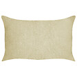BELIANI - Lot de 2 coussins décoratifs MILLET Velours côtelé 30 x 50 cm Vert olive Motif géométrique - vignette