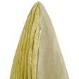 BELIANI - Lot de 2 coussins décoratifs MILLET Velours côtelé 30 x 50 cm Vert olive Motif géométrique - vignette