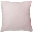BELIANI - Lot de 2 coussins décoratifs TITHONIA 45 x 45 cm Rose Motif à chevrons - vignette