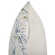 BELIANI - Lot de 2 coussins décoratifs ARBOR 45 x 45 cm Beige Motif floral - vignette