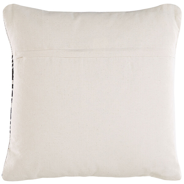 BELIANI - Lot de 2 coussins décoratifs KOTURE Coton 45 x 45 cm Noir/blanc Motif géométrique - large