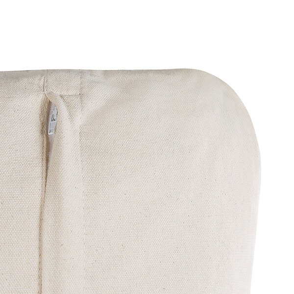 BELIANI - Lot de 2 coussins décoratifs KOTURE Coton 45 x 45 cm Noir/blanc Motif géométrique - large