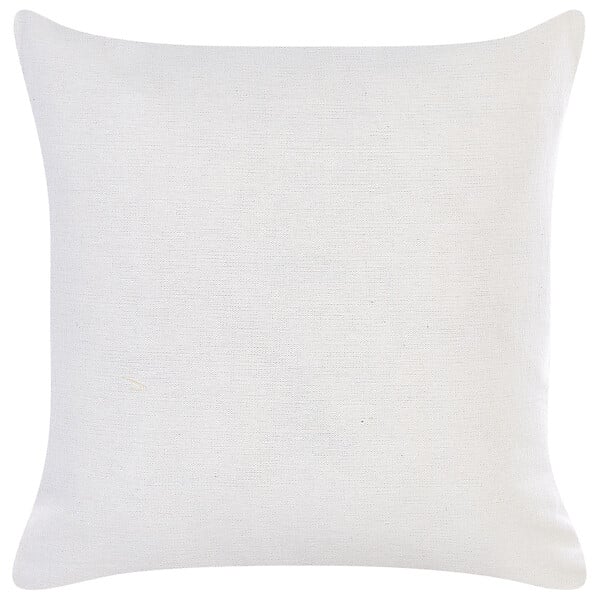 BELIANI - Lot de 2 coussins décoratifs MARULA Coton 45 x 45 cm Blanc Motif animal - large