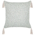 BELIANI - Lot de 2 coussins décoratifs HAKONE 42 x 42 cm Vert menthe Motif géométrique - vignette