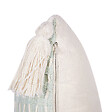 BELIANI - Lot de 2 coussins décoratifs HAKONE 42 x 42 cm Vert menthe Motif géométrique - vignette