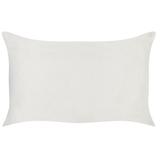 BELIANI - Lot de 2 coussins décoratifs ALSINE Coton 30 x 50 cm Rouge À rayure - large