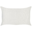 BELIANI - Lot de 2 coussins décoratifs ALSINE Coton 30 x 50 cm Rouge À rayure - vignette