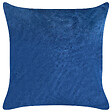 BELIANI - Lot de 2 coussins décoratifs YUZURI Velours 45 x 45 cm Bleu marine Motif animal - vignette