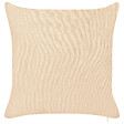 BELIANI - Lot de 2 coussins décoratifs ROTALA Coton 45 x 45 cm Beige Texte - vignette