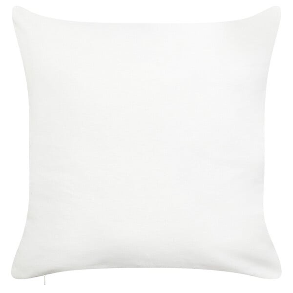 BELIANI - Lot de 2 coussins décoratifs PRETZEL Coton 45 x 45 cm Blanc Motif de Noël - large