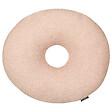 BELIANI - Lot de 2 coussins décoratifs HESPERIS Bouclé Rose pastel Unicolore - vignette