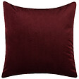 BELIANI - Lot de 2 coussins décoratifs CALLA Velours 45 x 45 cm Rouge Motif de plante - vignette