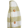 BELIANI - Lot de 2 coussins décoratifs TAMNINE 40 x 60 cm Vert clair À carreaux - vignette