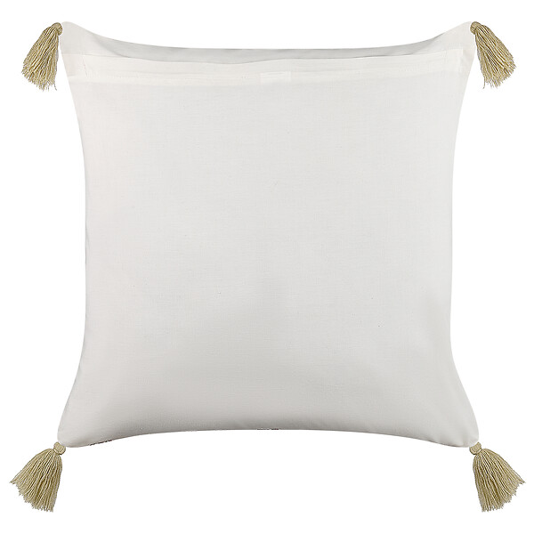 BELIANI - Lot de 2 coussins décoratifs SETOSA Coton 45 x 45 cm Multicolore Motif géométrique - large