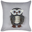 BELIANI - Lot de 2 coussins décoratifs OPHRYS Velours 45 x 45 cm Gris - vignette
