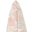 BELIANI - Lot de 2 coussins décoratifs TRITELEIA Velours 45 x 45 cm Rose Motif floral - vignette