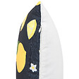 BELIANI - Lot de 2 coussins décoratifs CITRUS 45 x 45 cm Noir Motif de plante - vignette