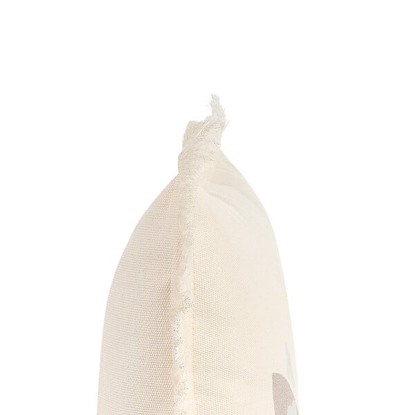 BELIANI - Lot de 2 coussins décoratifs WATTLE 60 x 60 cm Beige clair Motif animal - large